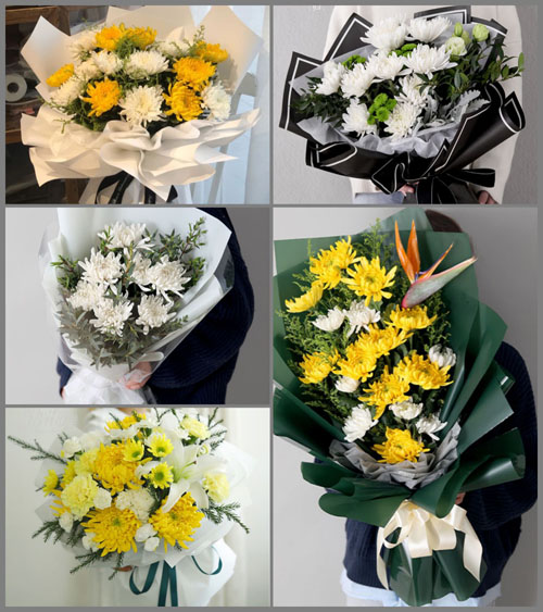 山东青岛平度市南村镇王家柳林村白事花束代送